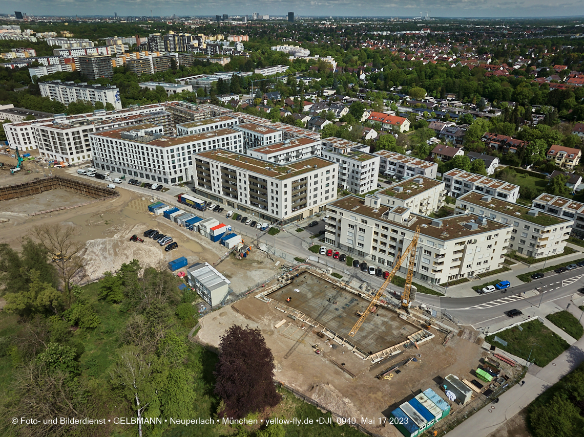 17.05.2023 - Pandion Verde und Baustelle Alexisquartier in Neuperlach